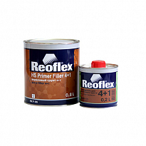 Reoflex - Грунт акриловый  2К  4+1 (белый) (Комплект - 0,8л+ отв. 0.2л) 1шт./6шт.